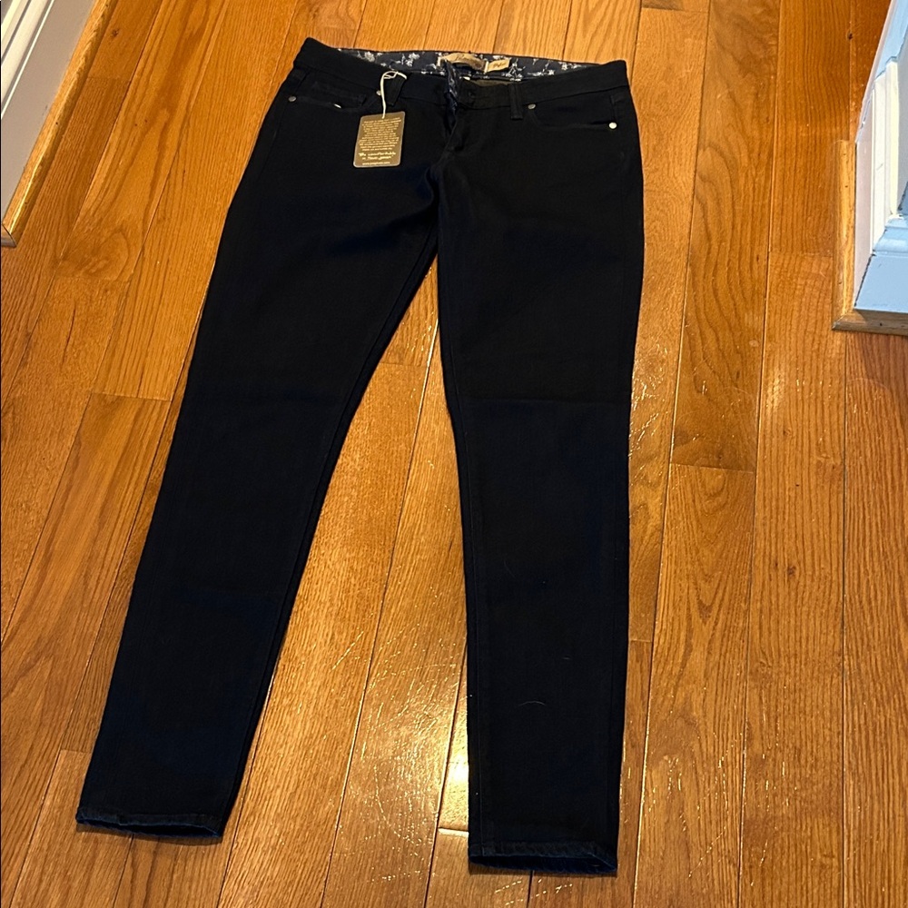 PAIGE Women's Classic Dark Blue Skinny Jeans